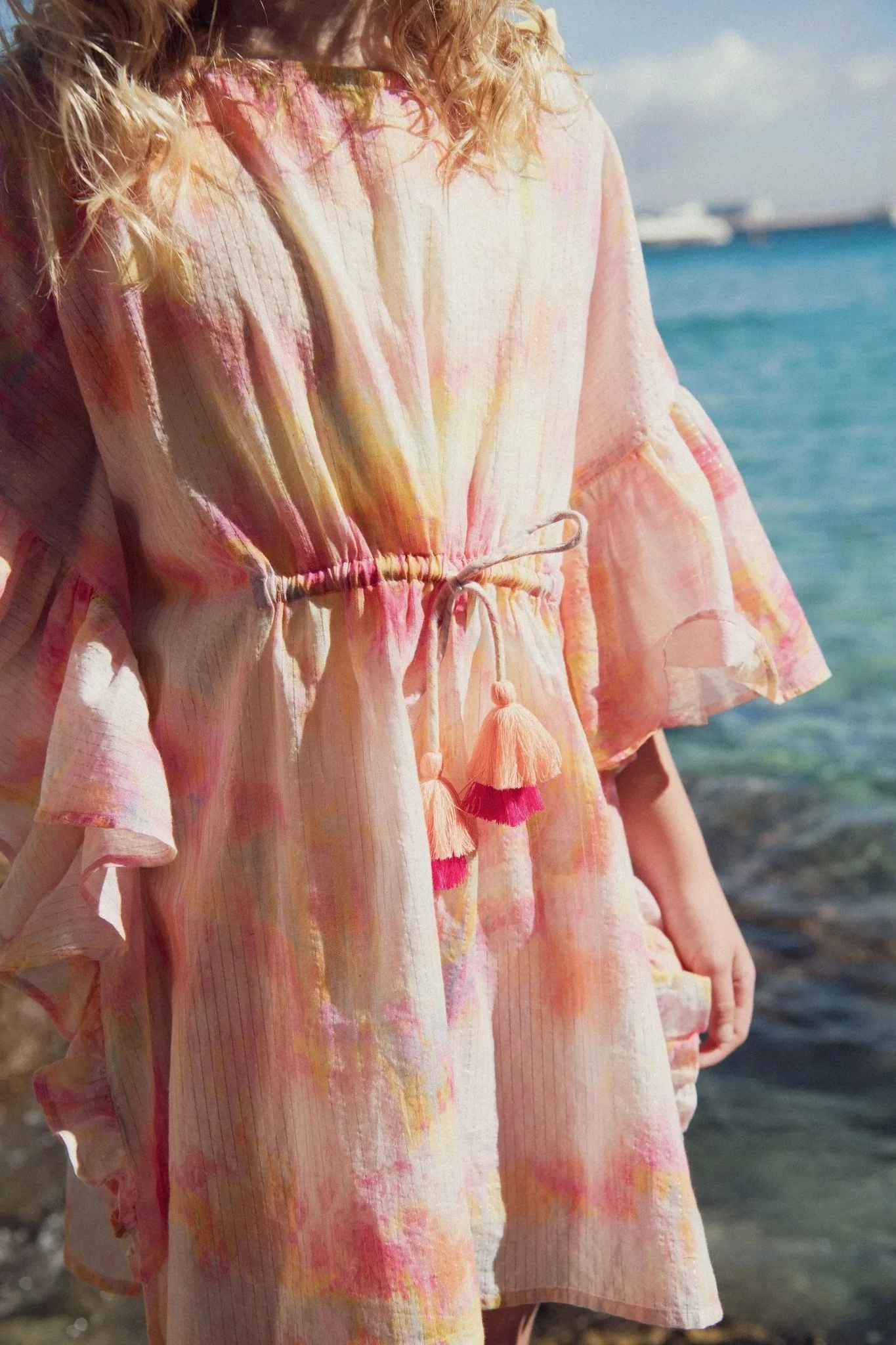 Caftan fille, imprimé rose | DAIQUIRI CAFTAN - Image 4