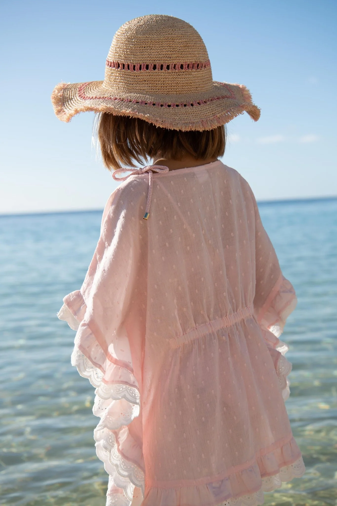 Chapeau de plage fille, raphia | CHAPEAU JASMINE - Image 3