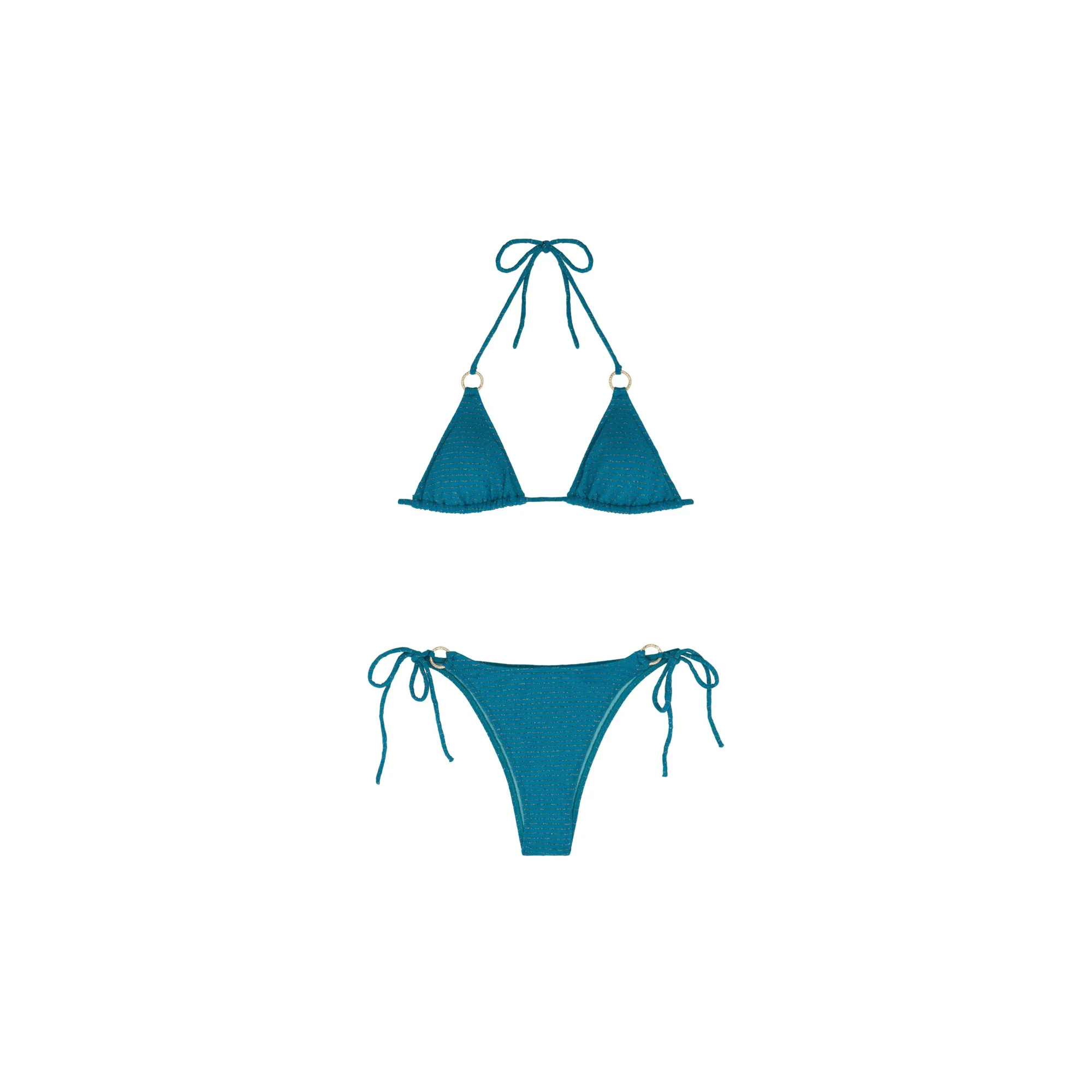 Haut de maillot, or-émeraude | COPACABANA - Image 5