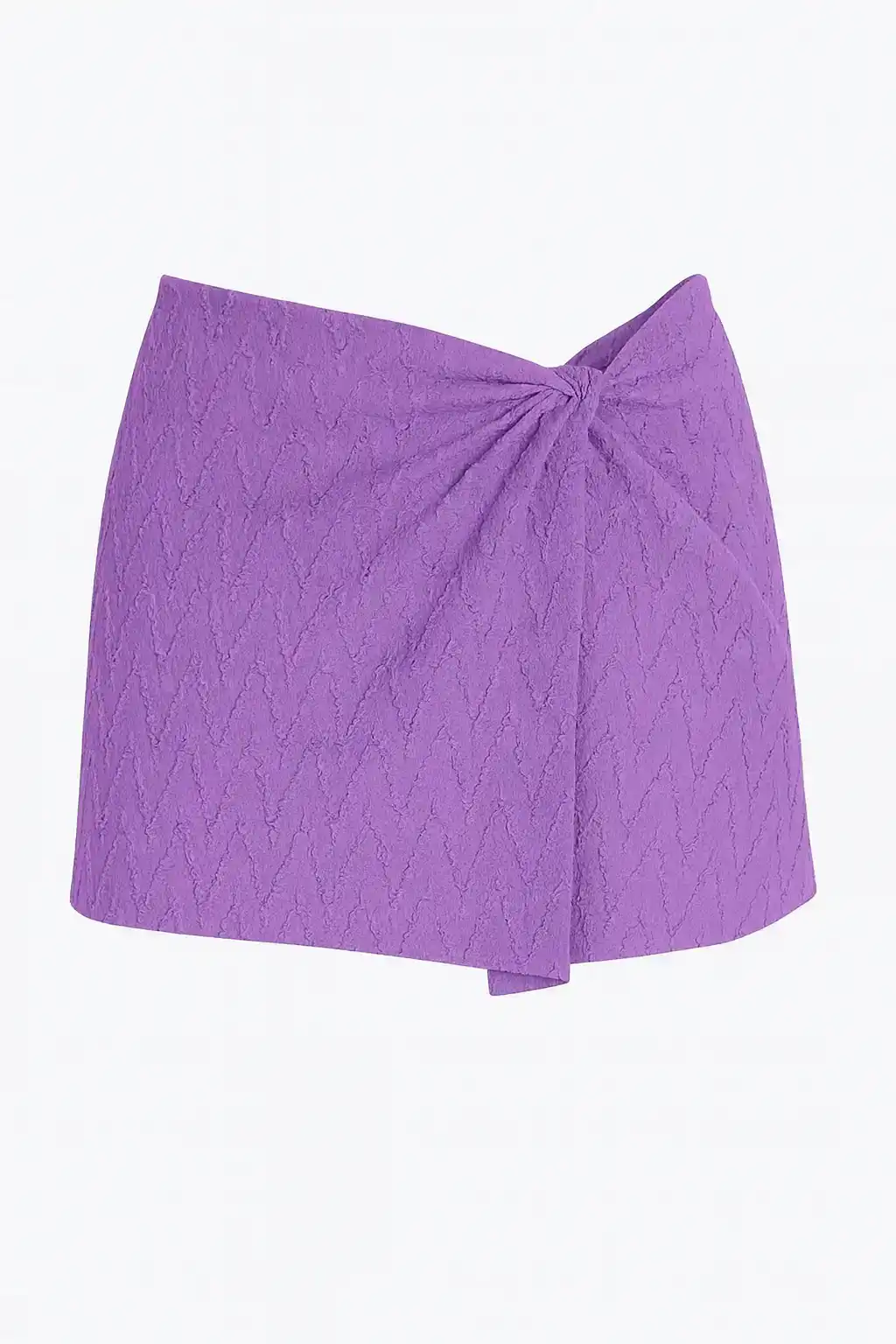 Jupe nouée, violet  | MOJITO JUPE - Image 2