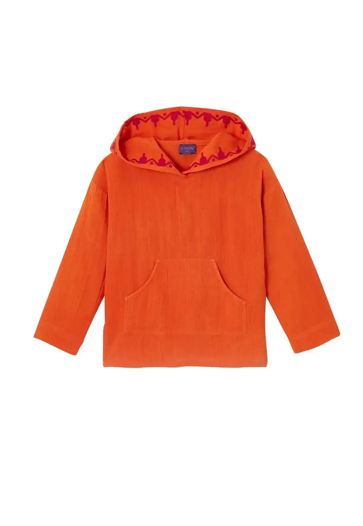 Leo caftan garçon, rouge
