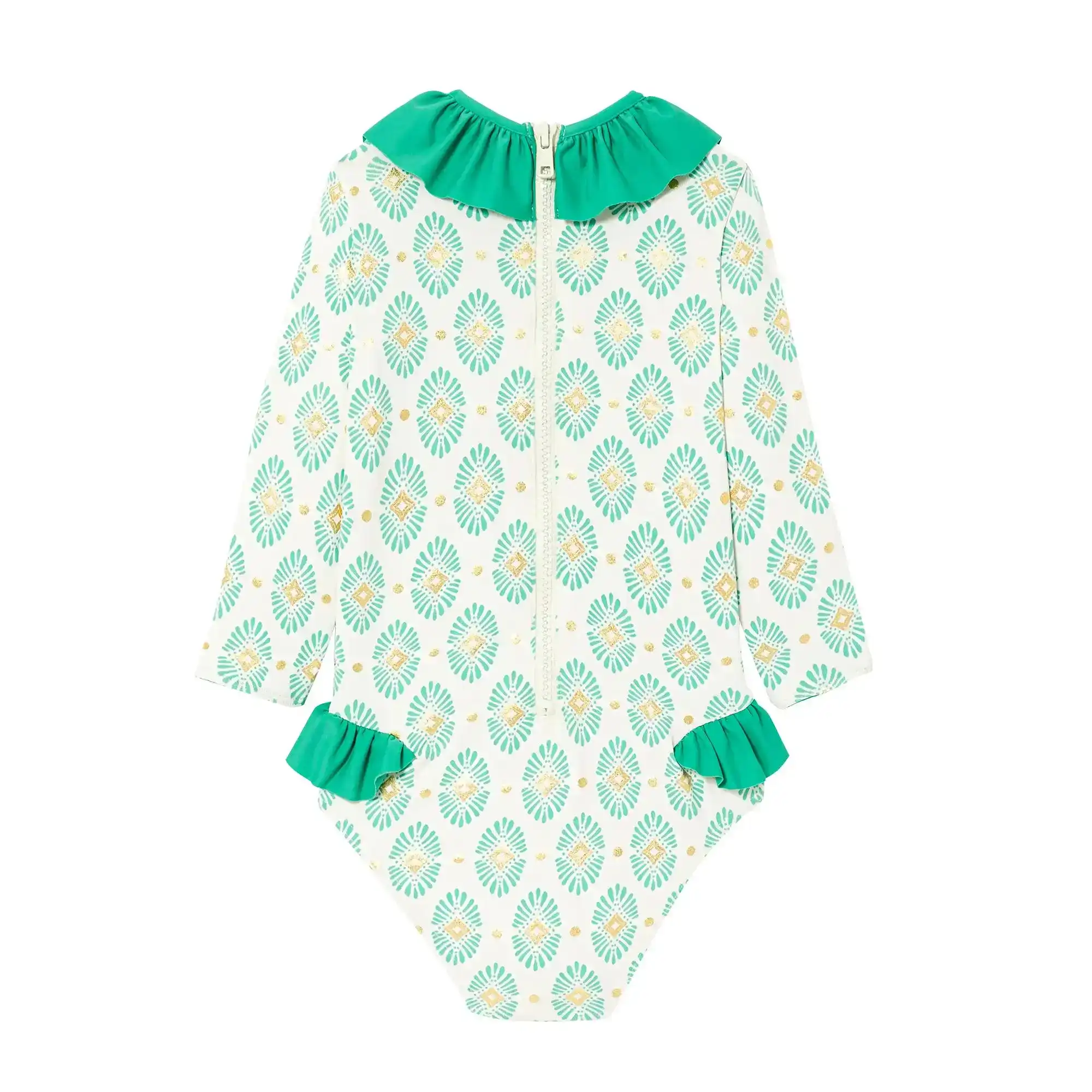 Maillot bébé fille Anti-UV, manches longues | PONDICHERY BABY - Image 3