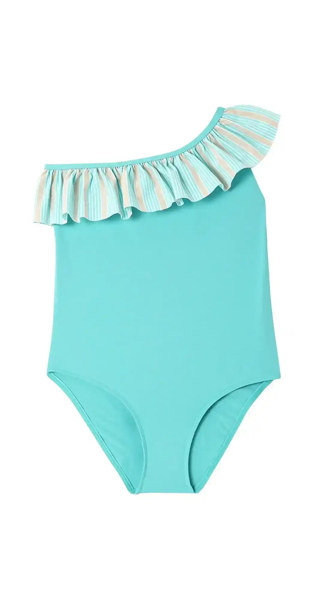 Maillot de bain une pièce, jade volant rayé | RIVIERA - Image 2
