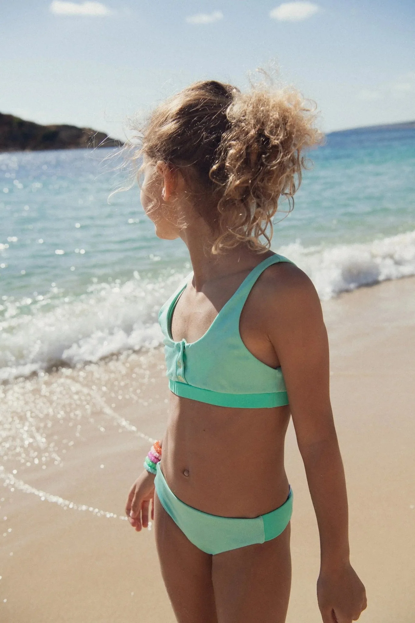 Maillot de bain deux pièces fille anti-uv aqua  | ACAPULCO - Image 5