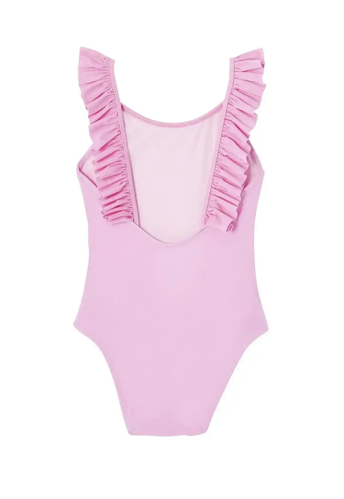 Maillot de bain une pièce fille à volants lilas, UPF50+| BORA BORA 1P - Image 3