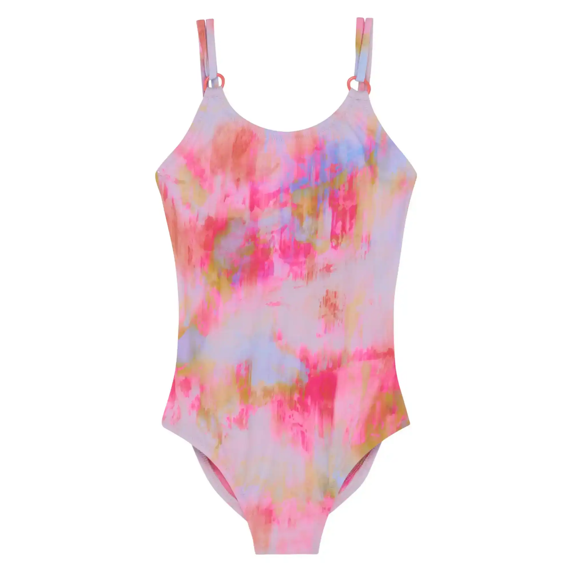 Maillot de bain une pièce fille, imprimé rose | DAIQUIRI 1P - Image 3