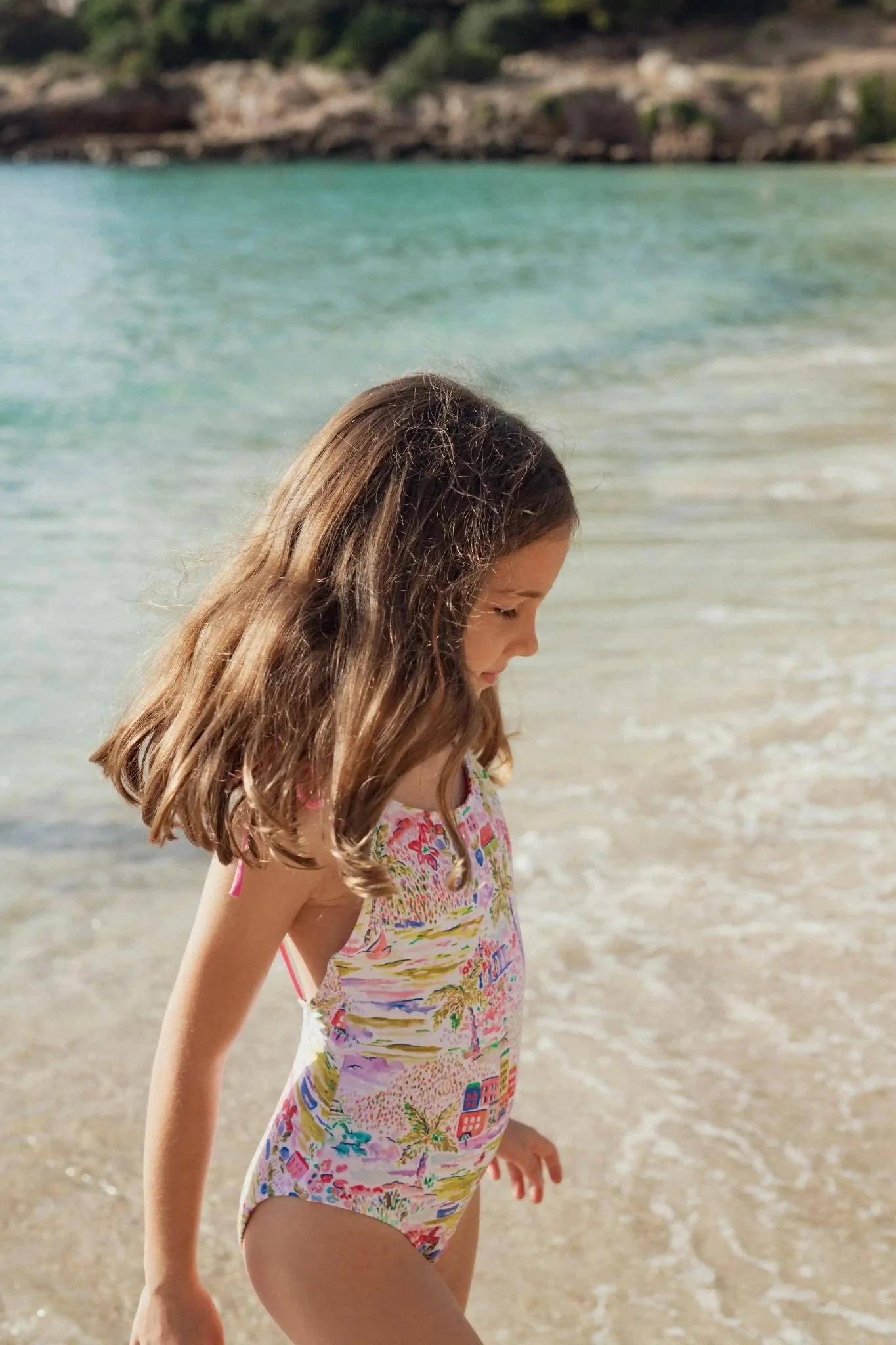 Maillot de bain une pièce fille, rose | GIGI 1P - Image 3