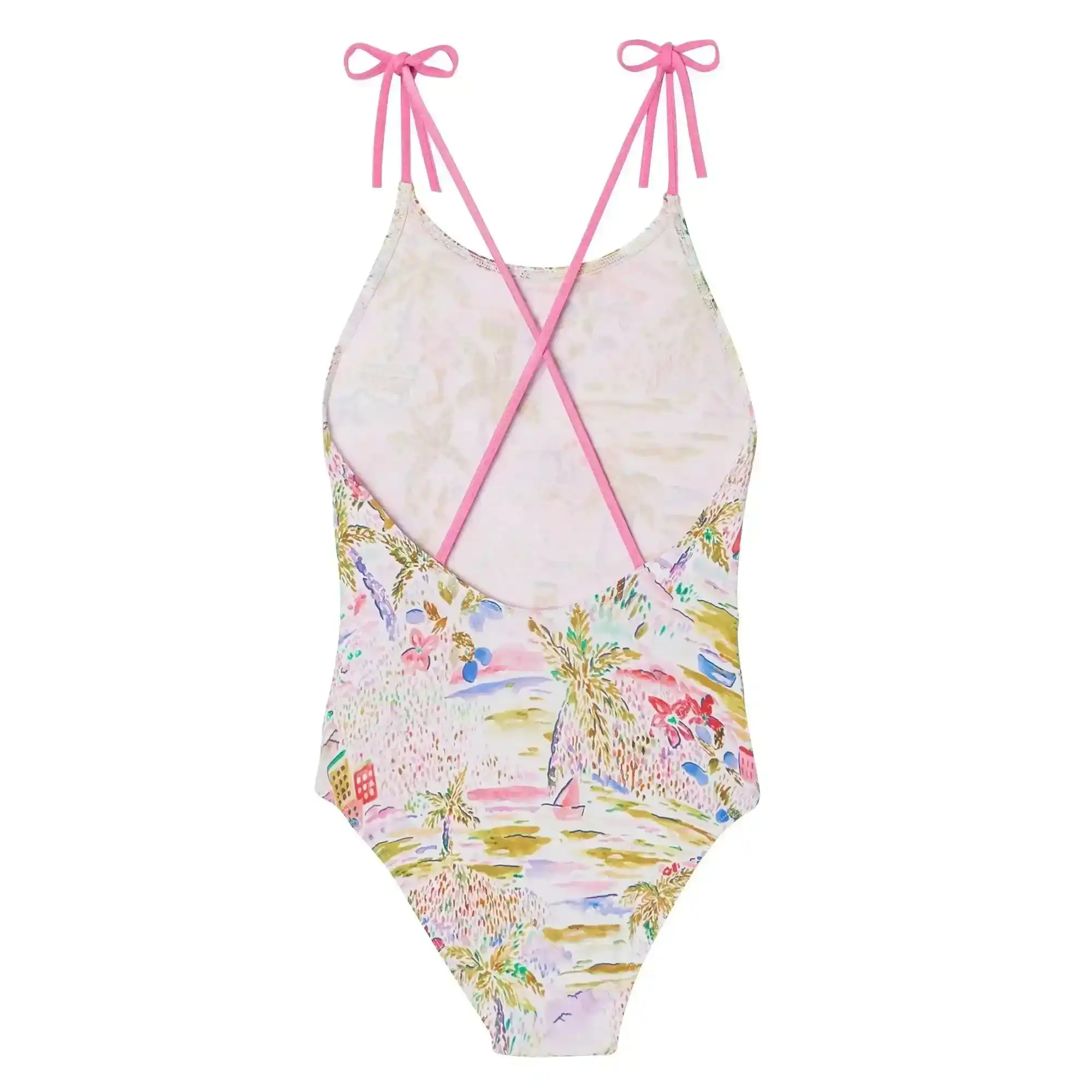 Maillot de bain une pièce fille, rose | GIGI 1P - Image 4