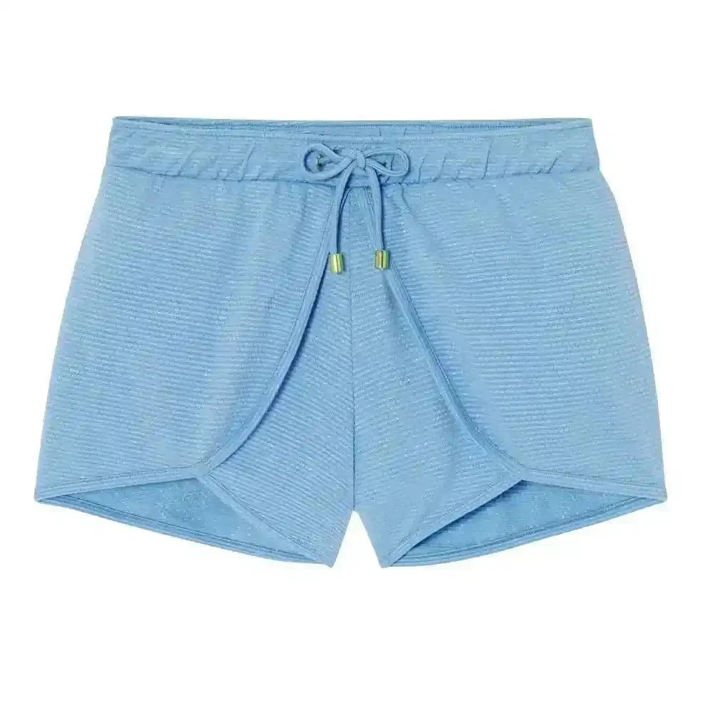 Short de bain fille, bleu ciel/or | SHORT BAHAMAS - Image 4