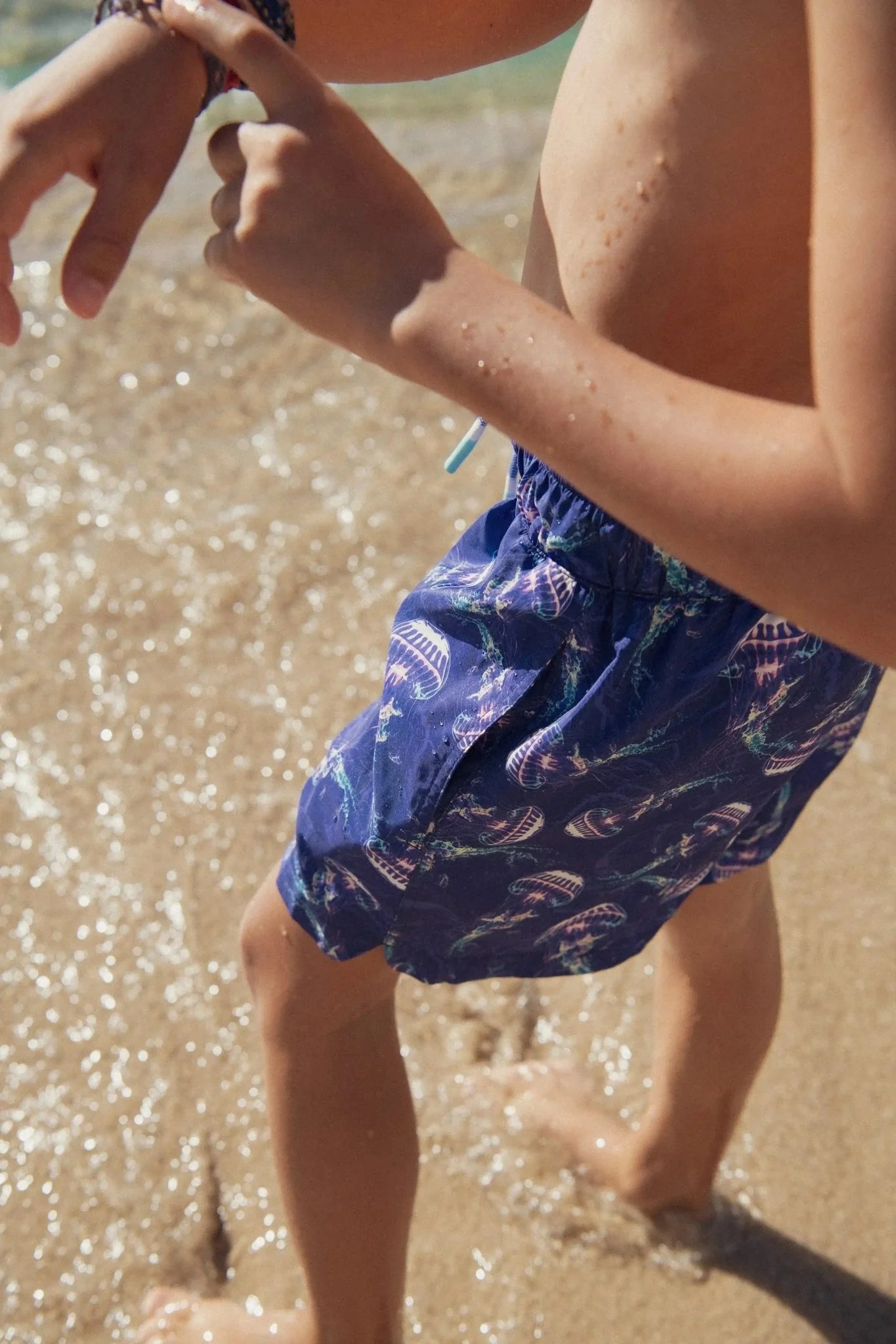 Short de bain garçon, imprimé bleu | JELLYFISH - Image 3