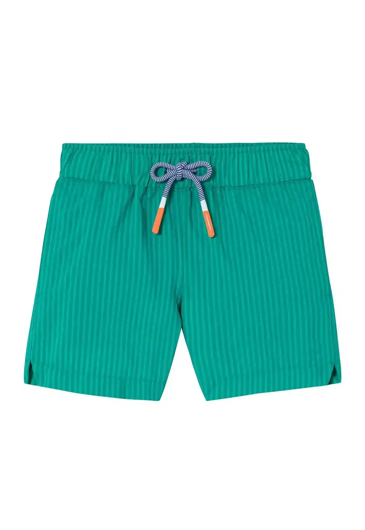 Short de bain garçon, rayures vertes | FIDJI - Image 2